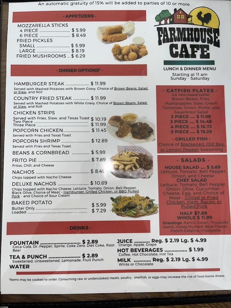 Farm House Cafe Menu image 3
